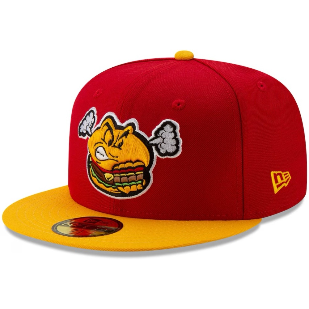 Hartford Yard Goats Steamed Cheeseburgers Hat Minor League Baseball